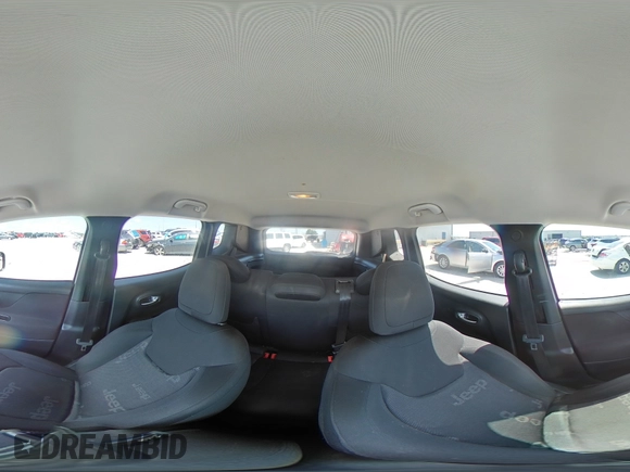 2017 Jeep Renegade Latitude with VIN ZACCJABB5HPE40221, listed as a Copart auction lot 58489125 with 185,136 mi miles and Salvage title. Bid and sale history available at DreamBid. Image 15.