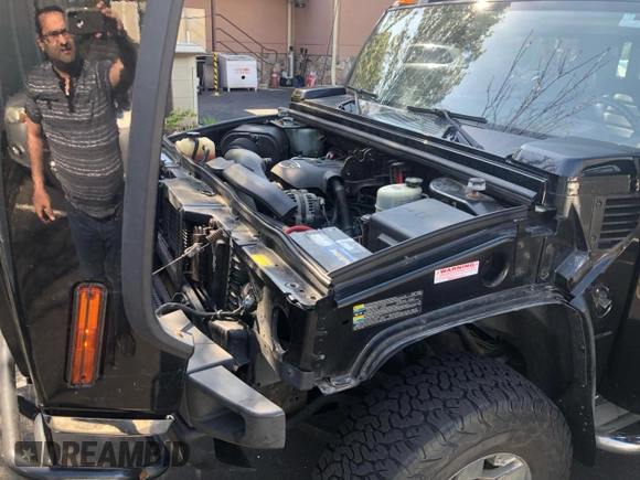 2006 Hummer H2 with VIN 5GRGN22U56H102463, listed as a Copart auction lot 54819425 with 100,096 mi miles and Clean Title. Bid and sale history available at carsss.com. Image 8.