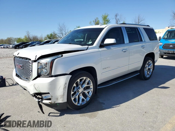 2017 GMC Yukon Denali with VIN 1GKS2CKJ5HR310702, listed as a Copart auction lot 51914245 with 115,205 mi miles and Salvage Title. Bid and sale history available at carsss.com. Image 1.