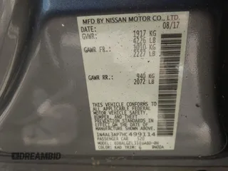 2017 Nissan Altima SR z VIN 1N4AL3AP7HC499114, wystawiony jako IAAI lot #42125261 z przebiegiem 141 153 mil mil oraz . Historia ofert i sprzedaży dostępna na DreamBid. Obrazek 9.