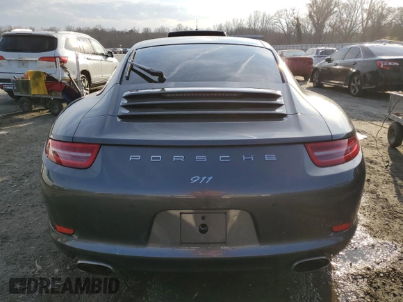 2012 Porsche 911 991 Carrera with VIN WP0AA2A96CS106178, listed as a Copart auction lot 44198105 with 50,971 mi miles and Salvage Title. Bid and sale history available at DreamBid. Image 6.
