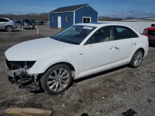 2018 Audi A4 Premium with VIN WAUDNAF41JN016647, listed as a Copart auction lot 48168125 with 70,524 mi miles and Salvage Title. Bid and sale history available at DreamBid. Image 1.