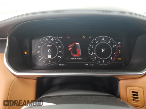 2020 Land Rover Range Rover Sport SVR z VIN SALWZ2RE5LA743951, wystawiony jako Copart lot #54134265 z przebiegiem 124 183 mil mil oraz Nie do naprawy • Non repairable. Historia ofert i sprzedaży dostępna na DreamBid. Obrazek 9.