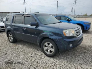 2009 Honda Pilot EX-L with VIN 5FNYF48529B031032, listed as a Copart auction lot 53060365 with 209,608 mi miles and Salvage Title. Bid and sale history available at carsss.com. Image 4.