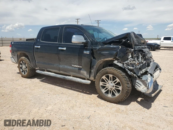2014 Toyota Tundra SR5 with VIN 5TFEY5F13EX170220, listed as a Copart auction lot 55991915 with 252,296 mi miles and Salvage title. Bid and sale history available at DreamBid. Image 4.