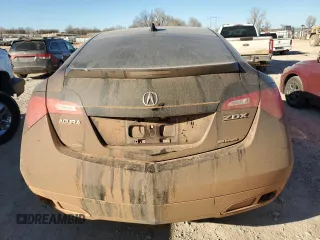2010 Acura ZDX Tech Pkg with VIN 2HNYB1H41AH500413, listed as a Copart auction lot 45957475 with 113,207 mi miles and Salvage Title. Bid and sale history available at carsss.com. Image 6.