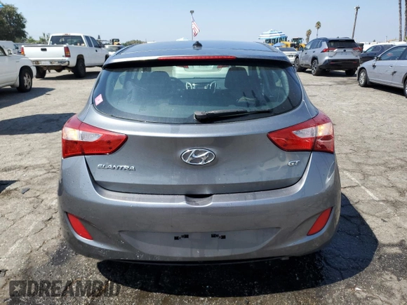 2016 Hyundai Elantra GT with VIN KMHD35LH5GU318038, listed as a Copart auction lot 71094194 with 104,377 mi miles and Salvage Title. Bid and sale history available at carsss.com. Image 6.