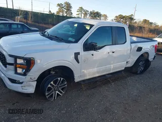 2023 Ford F-150 XL with VIN 1FTEX1EP5PKE55616, listed as a IAAI auction lot 41258148 with 23,303 mi miles and . Bid and sale history available at DreamBid. Image 13.