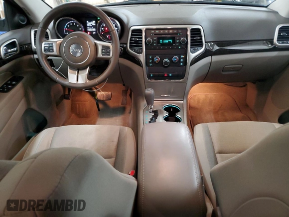 2012 Jeep Grand Cherokee Laredo with VIN 1C4RJFAG9CC221229, listed as a Copart auction lot 52035545 with 70,332 mi miles and Salvage Title. Bid and sale history available at carsss.com. Image 8.