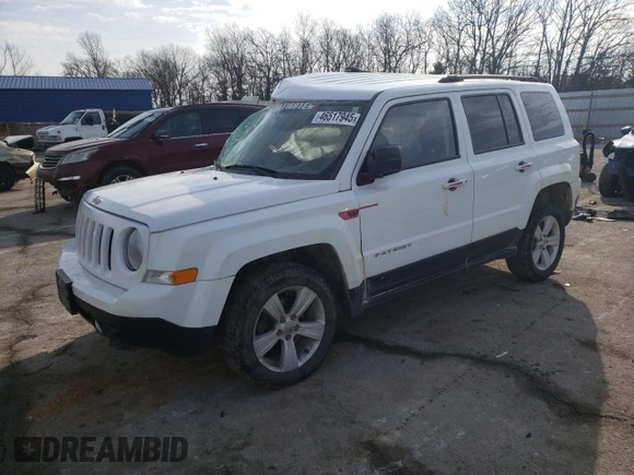 2014 Jeep Patriot Latitude with VIN 1C4NJRFB4ED892754, listed as a Copart auction lot 46517945 with 161,042 mi miles and Salvage title. Bid and sale history available at DreamBid. Image 1.
