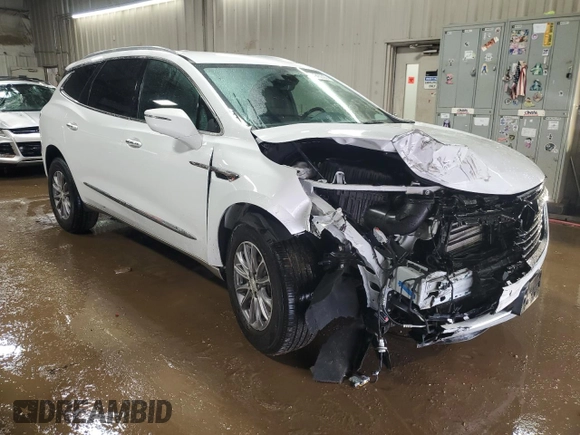 2022 Buick Enclave Essence with VIN 5GAERBKW3NJ169229, listed as a Copart auction lot 49452385 with 20,013 mi miles and Salvage Title. Bid and sale history available at carsss.com. Image 4.