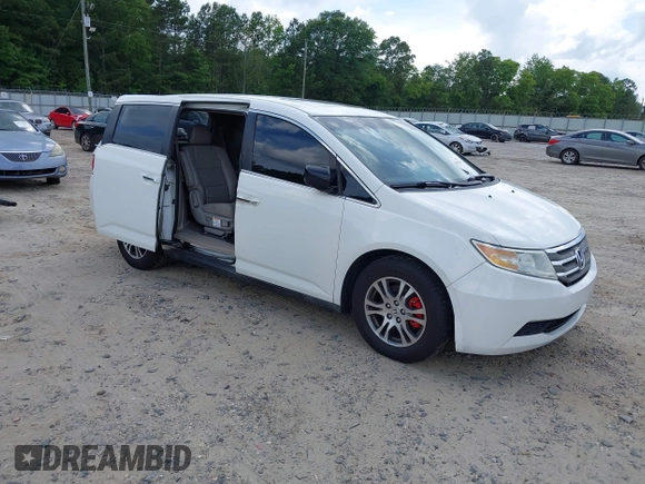 2011 Honda Odyssey EX-L with VIN 5FNRL5H67BB011070, listed as a IAAI auction lot 42491685 with 200,671 mi miles and . Bid and sale history available at DreamBid. Image 1.