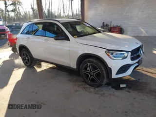2022 Mercedes-Benz GLC with VIN W1N0G8EB5NV392481, listed as a IAAI auction lot 41555523 with 17,792 mi miles. Bid and sale history available at carsss.com. Image 1.