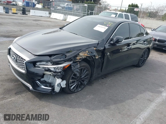 2019 Infiniti Q50 3.0t LUXE with VIN JN1EV7AP9KM518103, listed as a IAAI auction lot 41691978 with 44,517 mi miles. Bid and sale history available at carsss.com. Image 17.