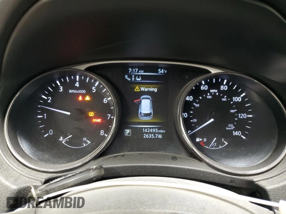 2015 Nissan Rogue SL with VIN 5N1AT2MV0FC762972, listed as a Copart auction lot 50247375 with 142,495 mi miles and Salvage Title. Bid and sale history available at DreamBid. Image 9.