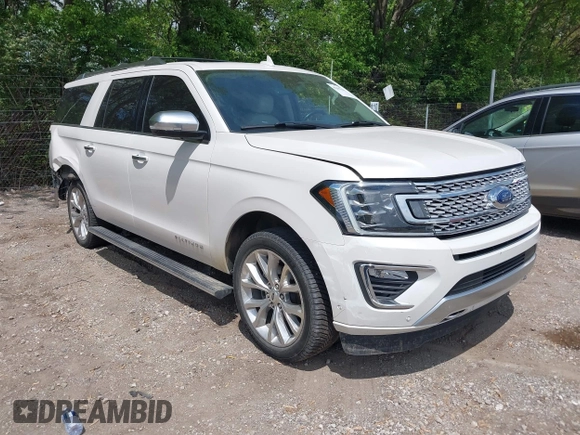 2019 Ford Expedition Max Platinum z VIN 1FMJK1MT1KEA88292, wystawiony jako IAAI lot #42203110 z przebiegiem 73 725 mil mil oraz . Historia ofert i sprzedaży dostępna na DreamBid. Obrazek 1.