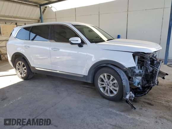 2021 Kia Telluride LX z VIN 5XYP24HC5MG193678, wystawiony jako Copart lot #46151325 z przebiegiem 21 501 mil mil oraz Czysty tytuł • Clean title. Historia ofert i sprzedaży dostępna na DreamBid. Obrazek 4.