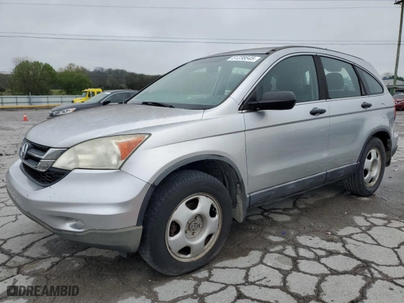 2010 Honda CR-V LX with VIN 5J6RE4H32AL009338, listed as a Copart auction lot 51238545 with 106,914 mi miles and Salvage Title. Bid and sale history available at carsss.com. Image 1.
