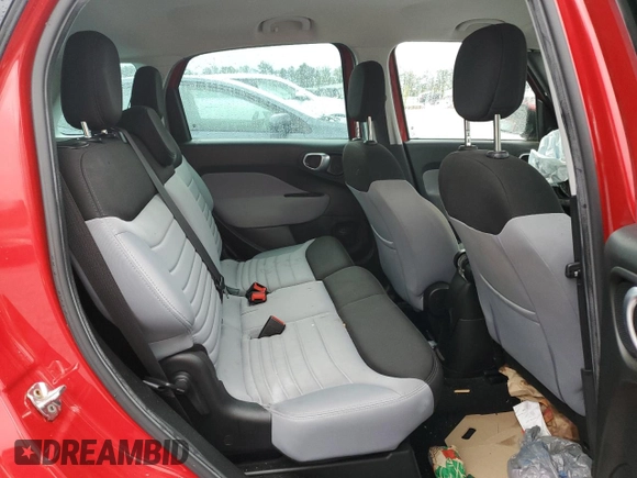 2014 FIAT 500L Easy with VIN ZFBCFABH0EZ028603, listed as a Copart auction lot 72855754 with 35,066 mi miles and Salvage Title. Bid and sale history available at carsss.com. Image 10.