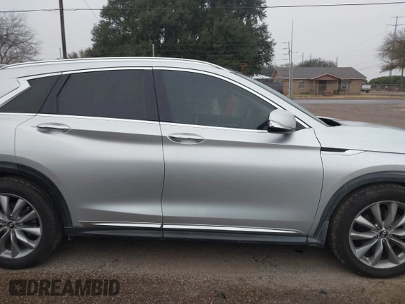2019 Infiniti QX50 Essential with VIN 3PCAJ5M19KF147049, listed as a IAAI auction lot 41428298 with 68,586 mi miles and . Bid and sale history available at DreamBid. Image 14.