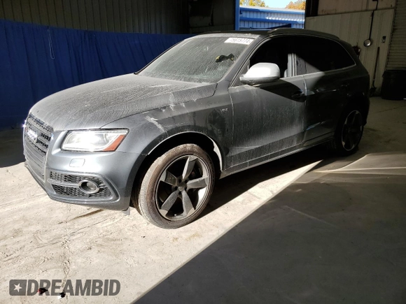 2014 Audi SQ5 Premium Plus with VIN WA1CGAFP8EA059733, listed as a Copart auction lot 75615774 with 152,621 mi miles and Clean Title. Bid and sale history available at carsss.com. Image 1.