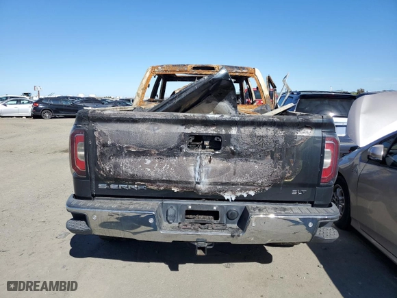 2017 GMC Sierra 1500 SLT with VIN 3GTU2NEJ3HG205118, listed as a Copart auction lot 49086284 with 0 mi miles and Non Repairable. Bid and sale history available at carsss.com. Image 6.