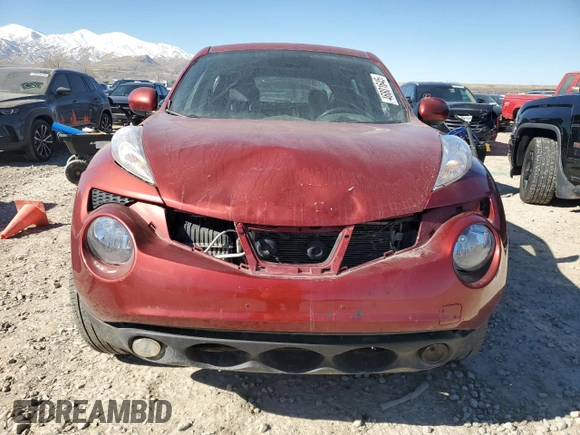 2012 Nissan Juke SL with VIN JN8AF5MV2CT126700, listed as a Copart auction lot 46801645 with Not Provided miles and Salvage Title. Bid and sale history available at carsss.com. Image 5.