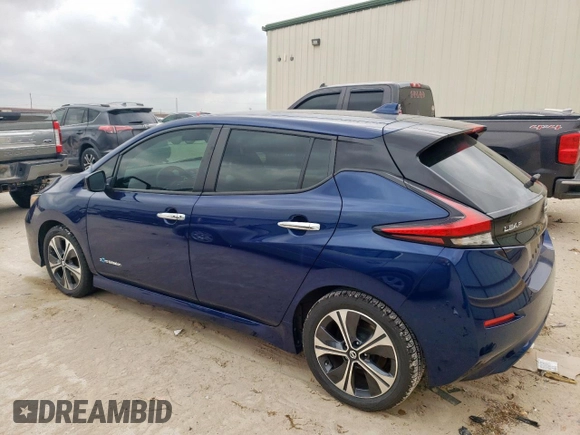 2018 Nissan LEAF S with VIN 1N4AZ1CP6JC301337, listed as a Copart auction lot 54556445 with 29,715 mi miles and Salvage Title. Bid and sale history available at DreamBid. Image 2.