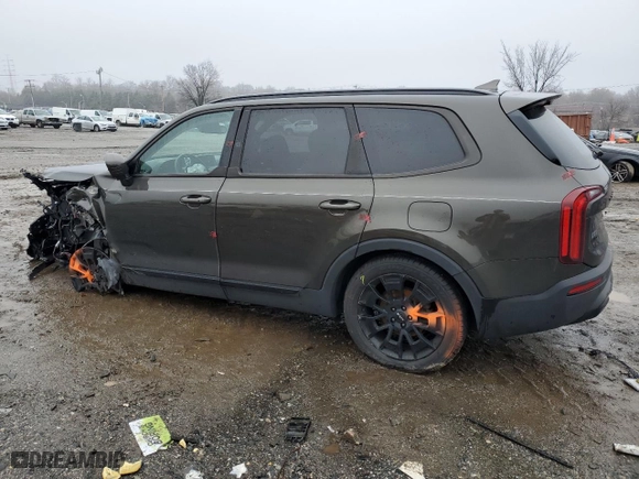 2022 Kia Telluride SX with VIN 5XYP5DHC3NG200426, listed as a Copart auction lot 84642024 with 50,825 mi miles and Salvage Title. Bid and sale history available at carsss.com. Image 2.