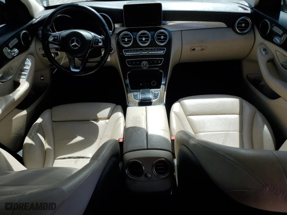 2015 Mercedes-Benz C-Class C 300 with VIN 55SWF4JB5FU095194, listed as a Copart auction lot 48230465 with 0 mi miles and Clean Title. Bid and sale history available at carsss.com. Image 8.