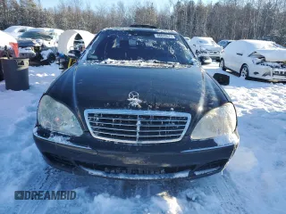 2003 Mercedes-Benz S-Class 4.3L with VIN WDBNG83J13A342008, listed as a Copart auction lot 86048674 with 222,223 mi miles and Salvage Title. Bid and sale history available at carsss.com. Image 5.