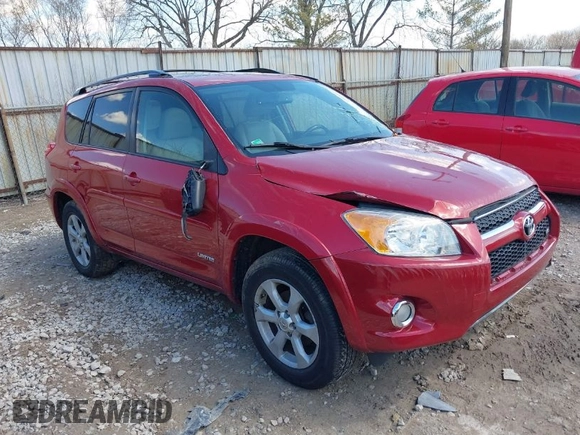 2012 Toyota RAV4 Limited with VIN 2T3DK4DV8CW084657, listed as a IAAI auction lot 41881040 with 191,119 mi miles. Bid and sale history available at carsss.com. Image 1.