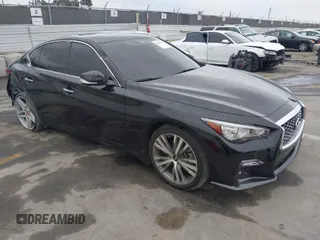 2022 Infiniti Q50 3.0t SENSORY with VIN JN1EV7CP9NM310580, listed as a IAAI auction lot 41891329 with 31,325 mi miles. Bid and sale history available at carsss.com. Image 1.