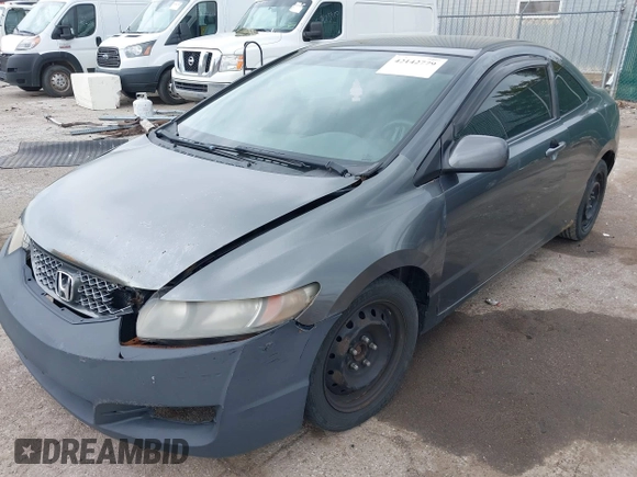 2010 Honda Civic Cpe LX with VIN 2HGFG1B65AH525017, listed as a IAAI auction lot 42142779 with 0 mi miles. Bid and sale history available at carsss.com. Image 2.