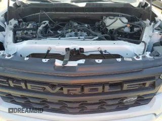 2022 Chevrolet Silverado 1500 Custom with VIN 1GCPABEK3NZ535764, listed as a Copart auction lot 53721735 with Not Provided miles and Salvage Title. Bid and sale history available at DreamBid. Image 11.