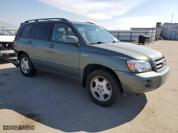 2004 Toyota Highlander with VIN JTEEP21A540017639, listed as a Copart auction lot 46434515 with 165,469 mi miles and Salvage Title. Bid and sale history available at carsss.com. Image 4.