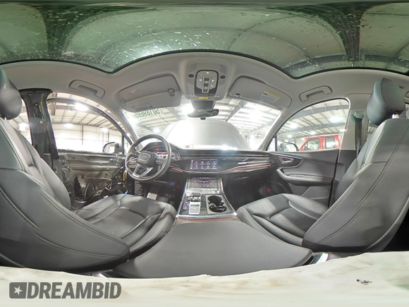 2023 Audi Q7 Premium Plus with VIN WA1LXBF70PD002417, listed as a Copart auction lot 50189695 with 29,754 mi miles and Salvage title. Bid and sale history available at DreamBid. Image 16.