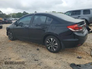 2013 Honda Civic EX with VIN 2HGFB2F80DH521820, listed as a Copart auction lot 51419205 with 137,119 mi miles and Salvage Title. Bid and sale history available at DreamBid. Image 2.