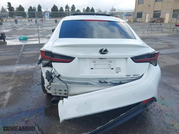 2022 Lexus RC with VIN JTHGZ5BC3N5026089, listed as a IAAI auction lot 41813596 with 42,122 mi miles. Bid and sale history available at carsss.com. Image 6.