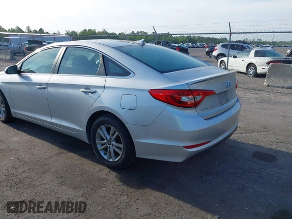 2017 Hyundai Sonata SE with VIN 5NPE24AF9HH502787, listed as a IAAI auction lot 42088941 with 123,511 mi miles. Bid and sale history available at carsss.com. Image 3.