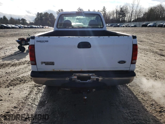 2004 Ford F-250 XL with VIN 1FTNF21LX4ED82605, listed as a Copart auction lot 85374574 with 56,534 mi miles and Clean title. Bid and sale history available at DreamBid. Image 6.