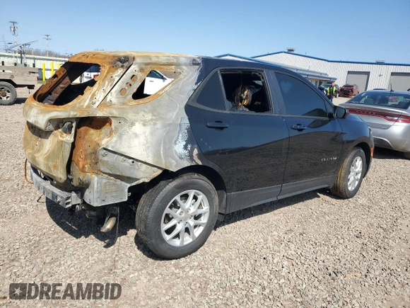 2024 Chevrolet Equinox LS with VIN 3GNAXHEG3RL213987, listed as a Copart auction lot 52985665 with Not Provided miles and Salvage Title. Bid and sale history available at DreamBid. Image 3.