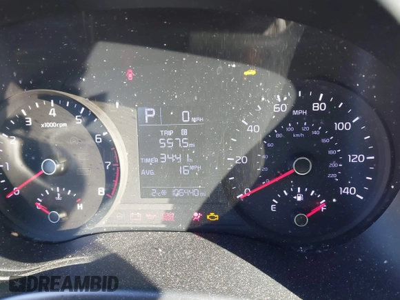 2018 Kia Rio LX with VIN 3KPA25AB5JE044791, listed as a IAAI auction lot 41601913 with 106,440 mi miles and . Bid and sale history available at DreamBid. Image 7.