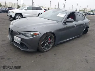 2019 Alfa Romeo Giulia Ti with VIN ZARFAMBN6K7607298, listed as a IAAI auction lot 42020714 with 67,469 mi miles. Bid and sale history available at carsss.com. Image 19.