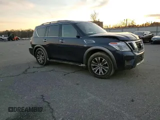 2018 Nissan Armada SV with VIN JN8AY2NC2J9558221, listed as a Copart auction lot 85910294 with 95,434 mi miles and Salvage Title. Bid and sale history available at carsss.com. Image 12.