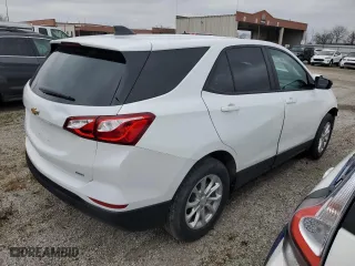 2021 Chevrolet Equinox LS with VIN 3GNAXSEV3MS113429, listed as a Copart auction lot 50059085 with 85,452 mi miles and Salvage Title. Bid and sale history available at carsss.com. Image 3.