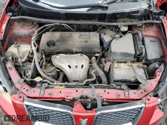 2009 Pontiac Vibe with VIN 5Y2SM67009Z469216, listed as a Copart auction lot 43930835 with 203,852 mi miles and Salvage Title. Bid and sale history available at carsss.com. Image 12.
