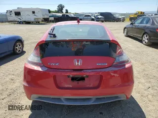 2011 Honda CR-Z with VIN JHMZF1D40BS010378, listed as a Copart auction lot 57410725 with 169,896 mi miles and Salvage title. Bid and sale history available at DreamBid. Image 6.