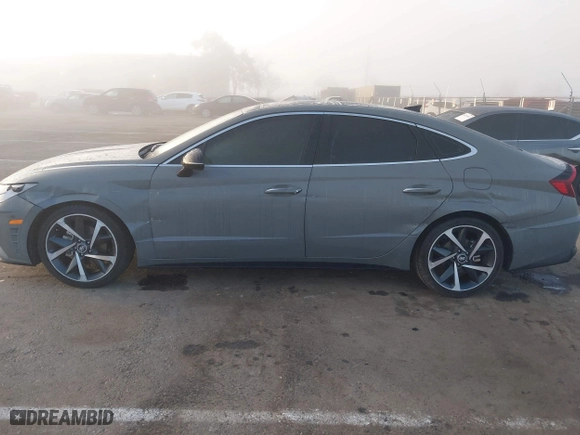 2023 Hyundai Sonata SEL Plus with VIN KMHL44J27PA289158, listed as a IAAI auction lot 41637385 with 25,951 mi miles. Bid and sale history available at carsss.com. Image 6.