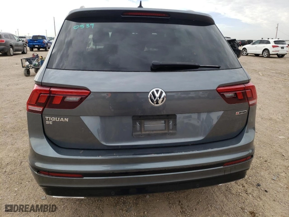 2021 Volkswagen Tiguan SE with VIN 3VV2B7AX5MM057855, listed as a Copart auction lot 48918515 with 32,129 mi miles and Salvage Title. Bid and sale history available at carsss.com. Image 6.